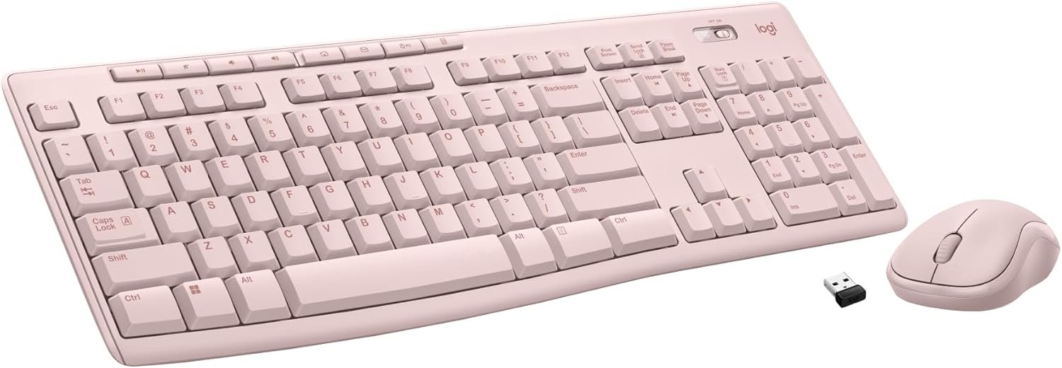 TECLADO LOGITECH ROSADO MK270